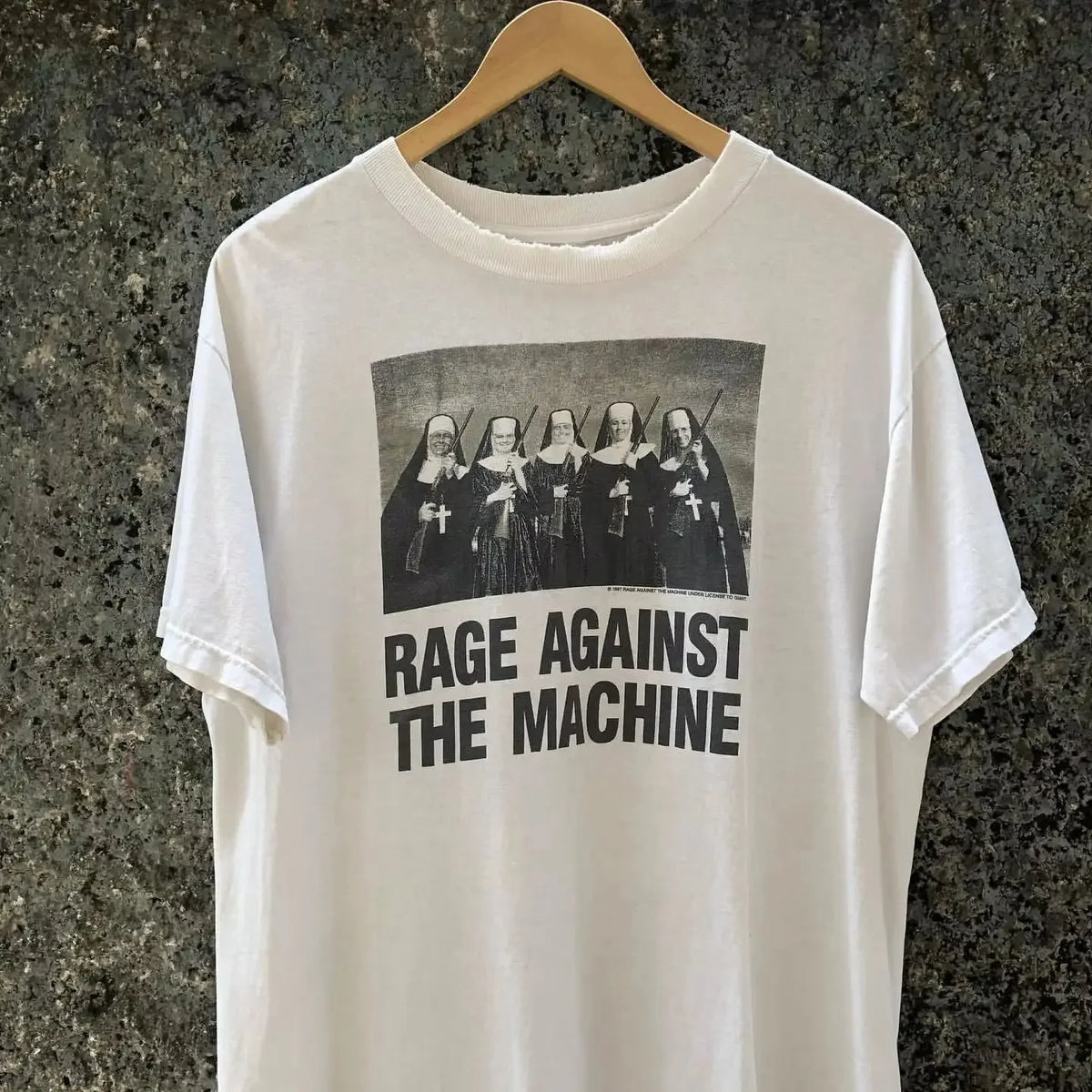 Angry Machine Rock Band Heavy T-shirt Vintage Rock Punk T Shirts Summer New Style Casual Fashion Streetwear Print Tops Unisex