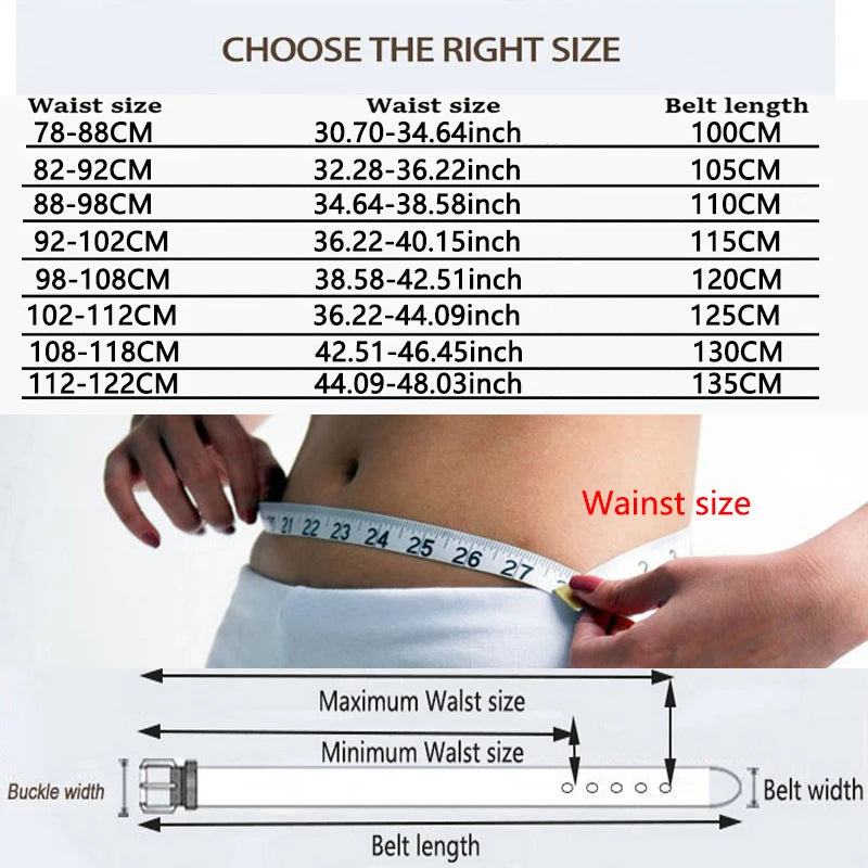 Men's Belt Genuine Leather Luxury Designer Vintage Pin Buckle for Jeans Trouser Belts Men Luxury Strap Male Belts Waistband Belt