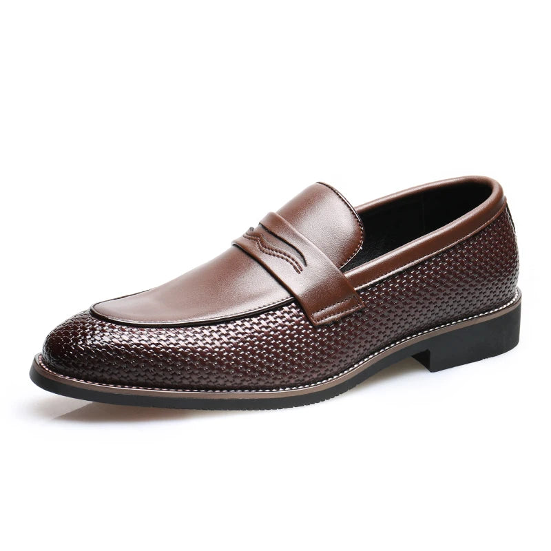 Men's Casual Business Shoes Mens Classic British Style Penny Loafers Moccasins Fashion Party Wedding Flats for Men