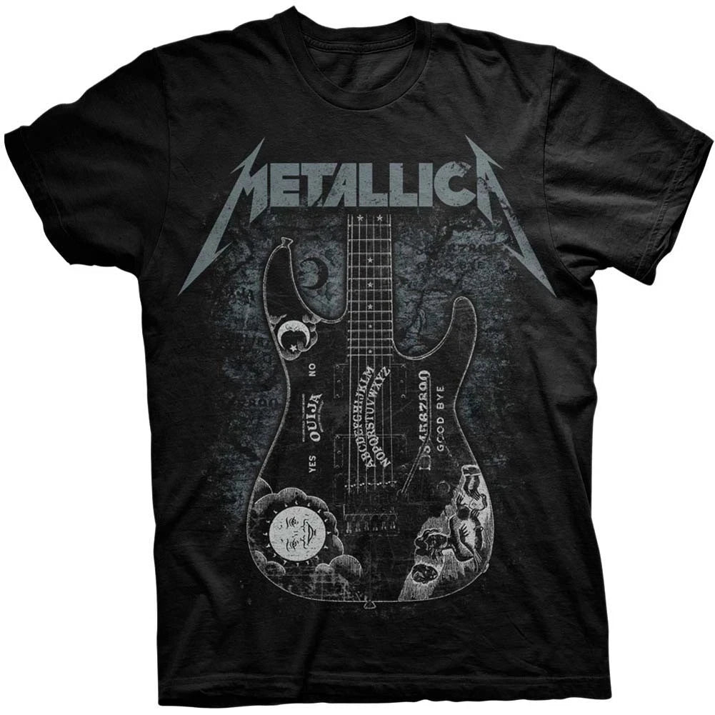 Metallica 40th Anniversary Songs Logo Band T-Shirt Cotton Graphic Tee Men Women Summer Streetwear Top