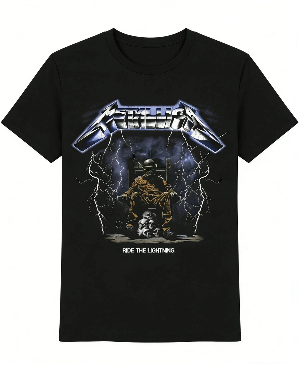 Metallica Band T-Shirt Cotton Graphic Tee Men Women Summer Streetwear Top