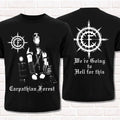 We're Going To Hell for This Norwegian Black Metal Top Carpathian Forest T-Shirt Gothic Rock T Shirts Print Casual Streetwear