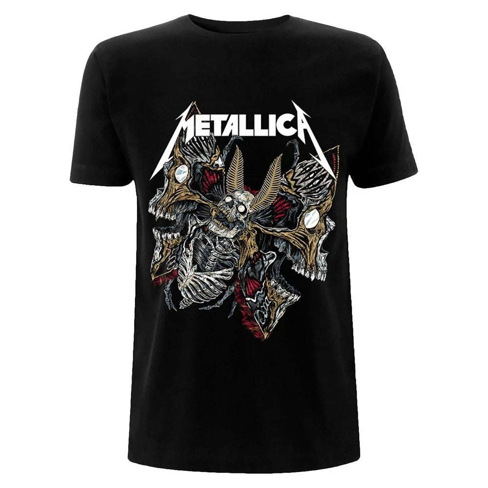 Metallica Metal Up Band T-Shirt Cotton Graphic Tee Men Women Summer Streetwear Top