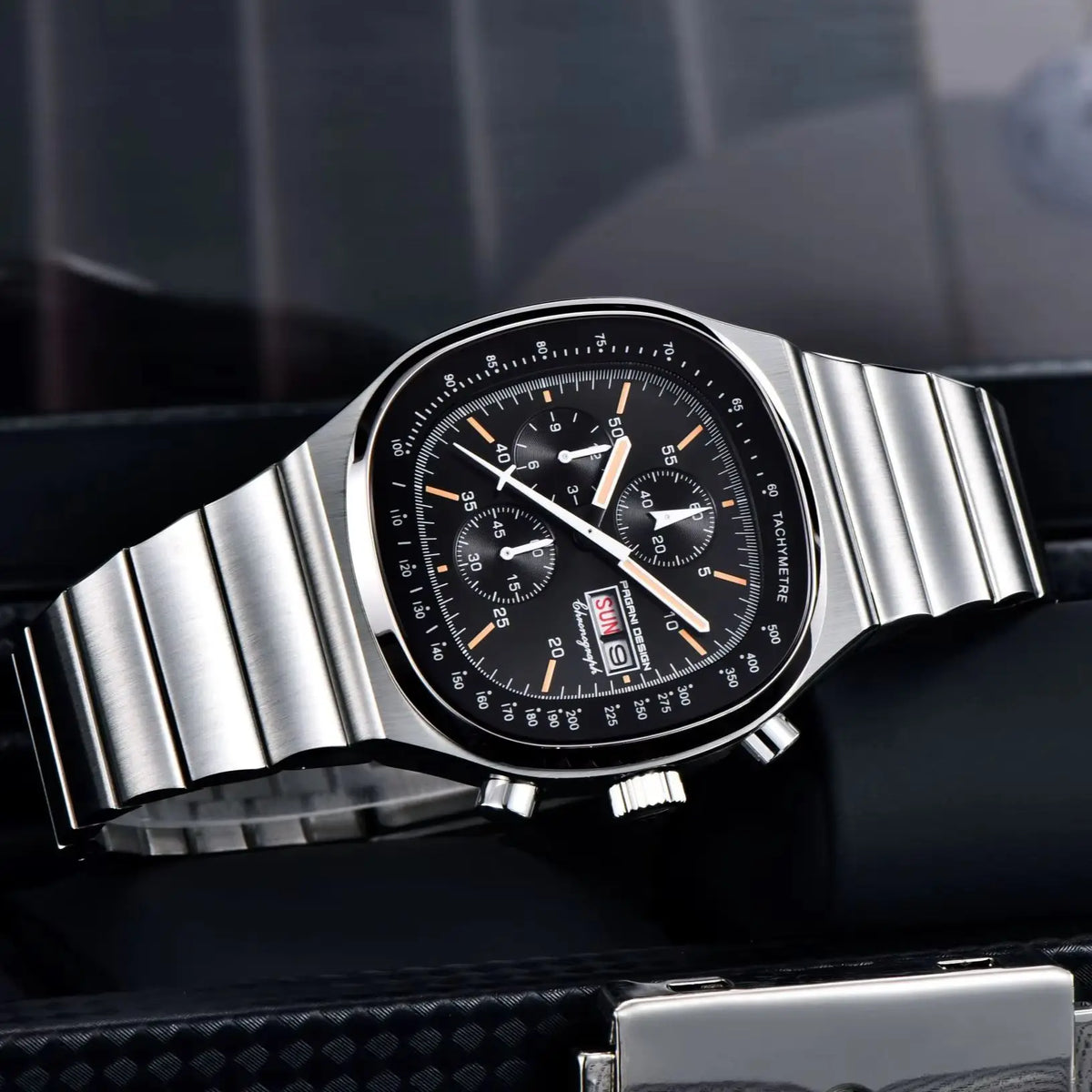 Pagani Design Luxury Mens' Quartz Watch MIYOTA OS00 Sapphire Waterproof Speed Tester  Wrist Watch Reloj Hombre PD1819