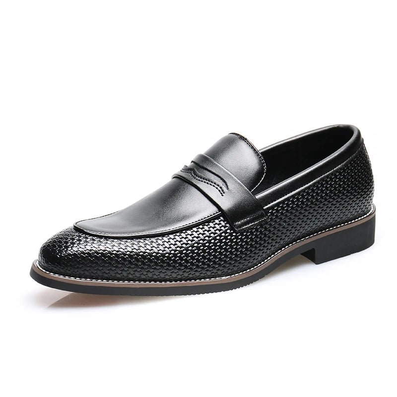 Men's Casual Business Shoes Mens Classic British Style Penny Loafers Moccasins Fashion Party Wedding Flats for Men