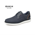 2026 Spring/Summer New Men Shoes Comfy Luxury Brand Men Casual Shoes Lace Up Business Style Dress Shoes BHKH Men Shoes