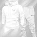 Trendy Printed Men's and Women's Hoodies and Jogging Pants, Fashionable Street Style, Outdoor Fitness and Leisure