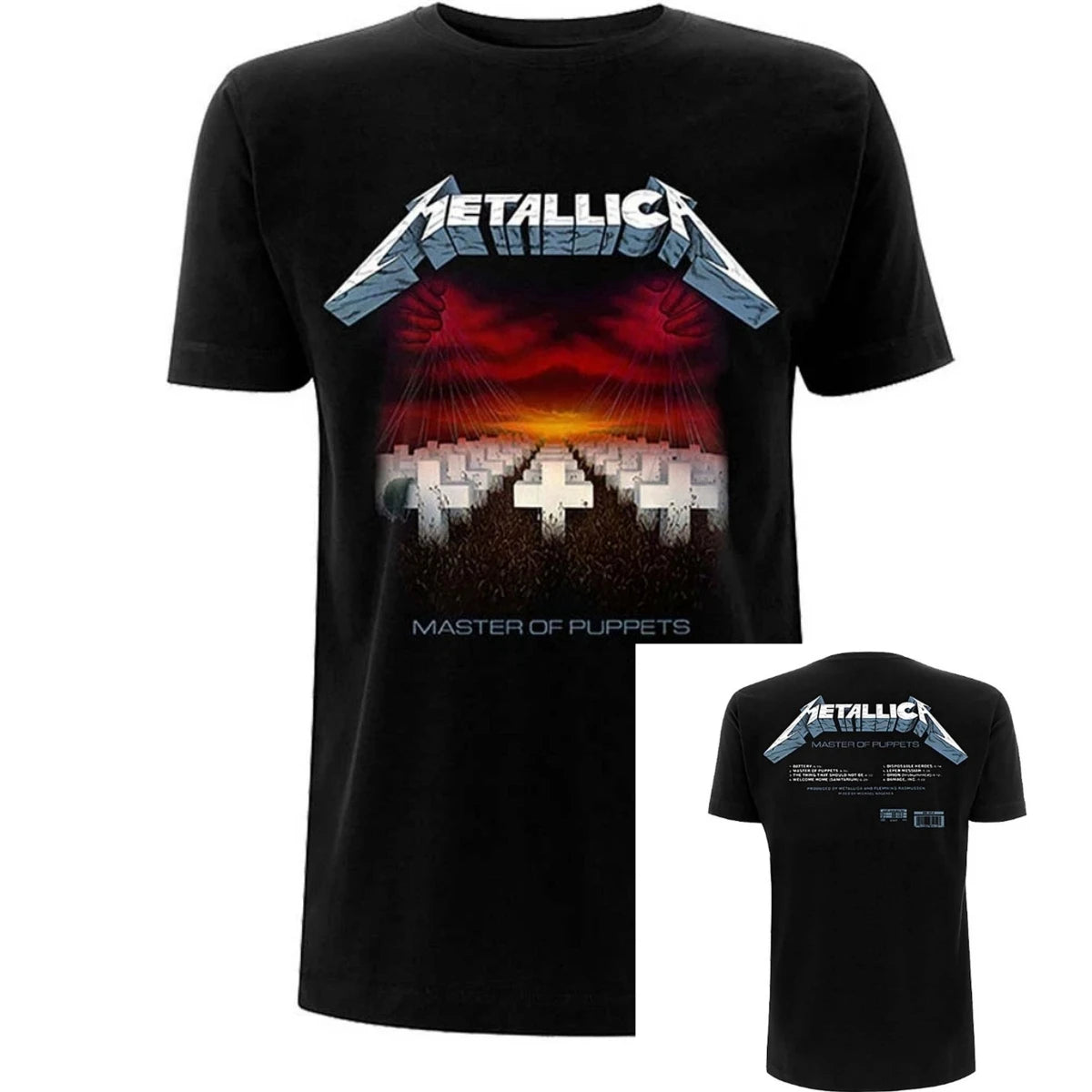 Metallica Metal Up Band T-Shirt Cotton Graphic Tee Men Women Summer Streetwear Top