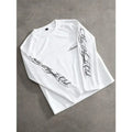 Y2K Retro Style T-shirt Leisure Sports T-shirt, Street Style, Men's and Women's Same Style, Long-sleeved T-shirt 3D Letter Print