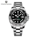 PAGANI DESIGN 40mm Luxury GMT Men Mechanical Watch Top Sapphire Glass 361L Stainless Steel 100m Waterproof Men's Automatic Mechanical Watches