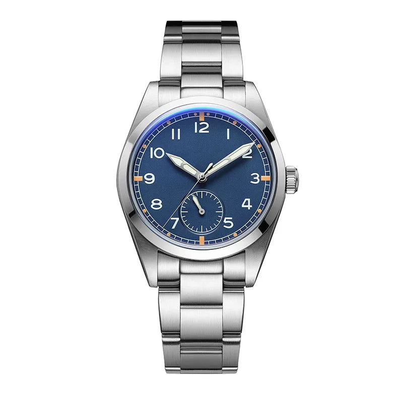 ADDIESDIVE 36mm Men Quartz VH60 Watch AD2099 BGW9 Luminous Bubble Mirror Pot Cover Glass 10Bar Waterproof Stainless Steel Watch