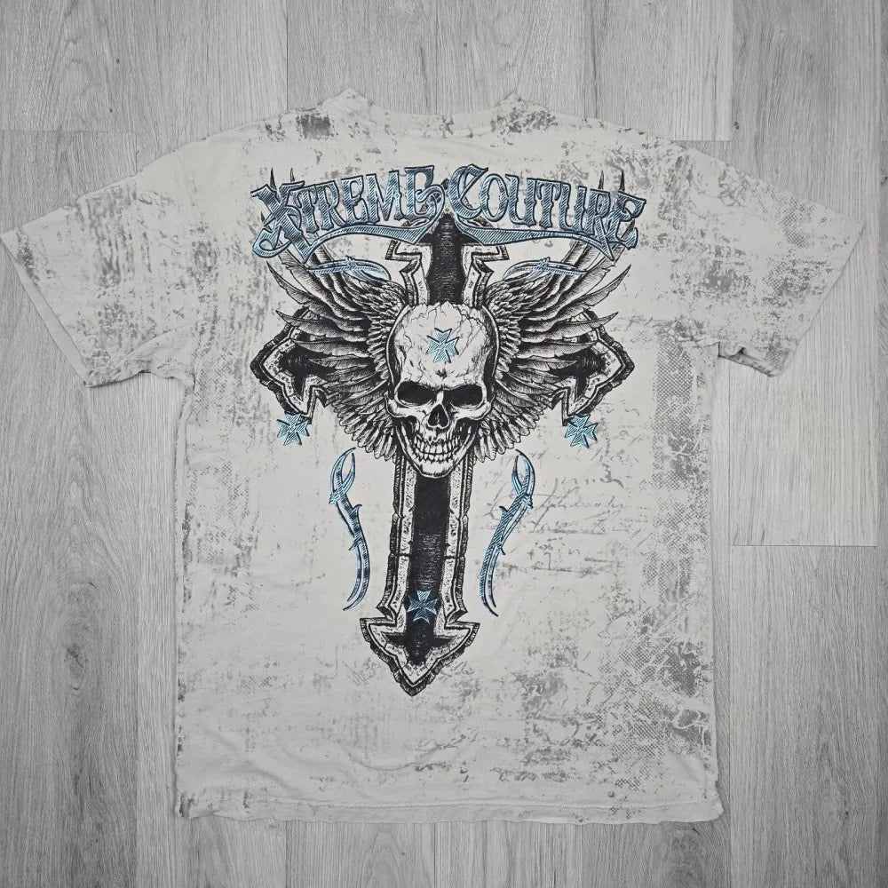 Fashion Y2k T-Shirt Men Medieval Vintage Skull 3D Printed Short Sleeve Hip Hop Street Style Round Neck Tee Summer Men's Clothing
