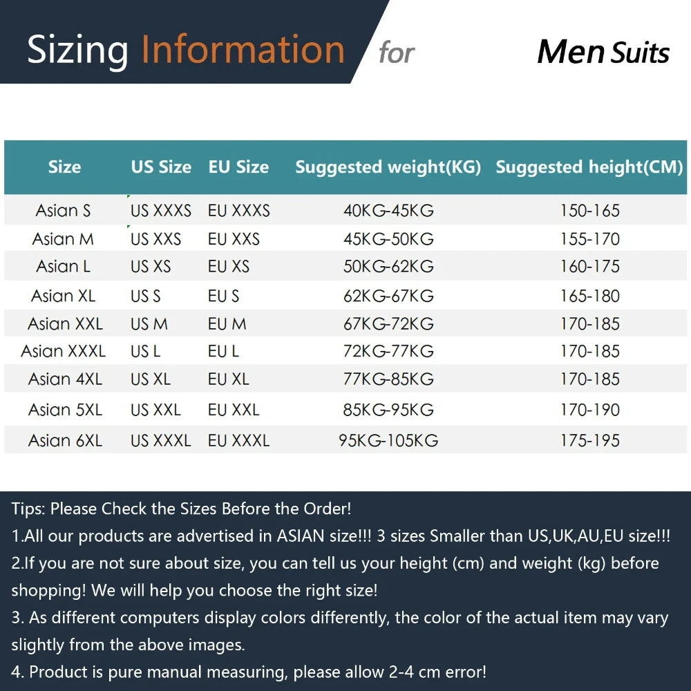 Men's 2 Piece Suit Set Elegant Solid Color Lightweight Blazer Pants Formal Business Dress Classic Tuxedo for Party Groomsmen