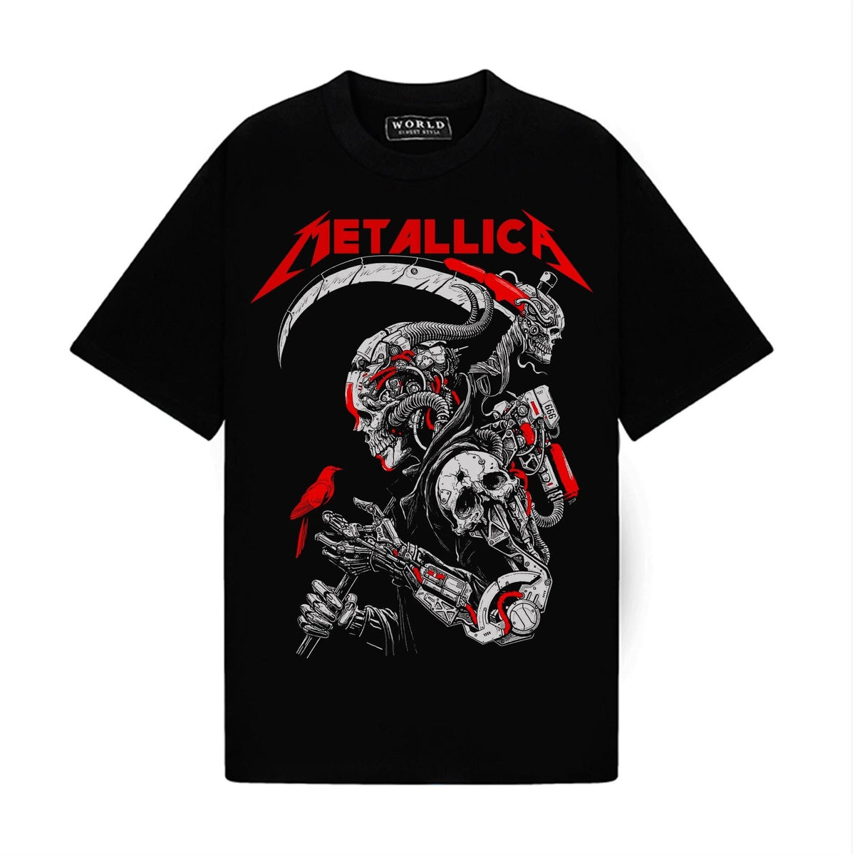 Metallica Band T-shirt Fashionable and Casual Daily Summer T-shirt Suitable for Both Men and Women