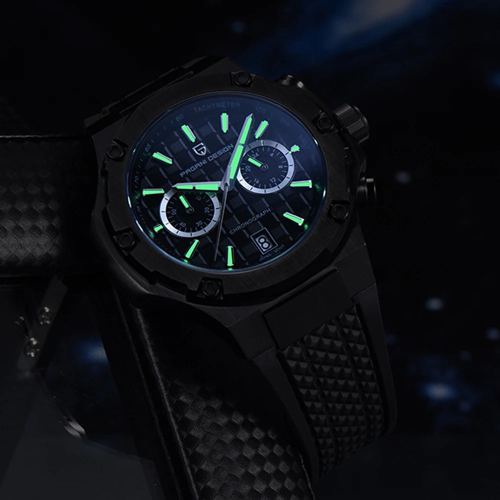 2026 New PAGANI DESIGN Men's Quartz Watches Top Luxury Speed Sports Chronograph Watch Men Waterproof Luminous AR Sapphire Clock