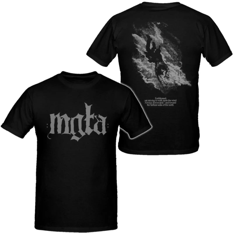 Mgla Band Mens Hip Hop Heavy Metal Tshirts Cotton Shirt Unisex Summer Short Sleeve Fashion Brand Tee Vintage Tops