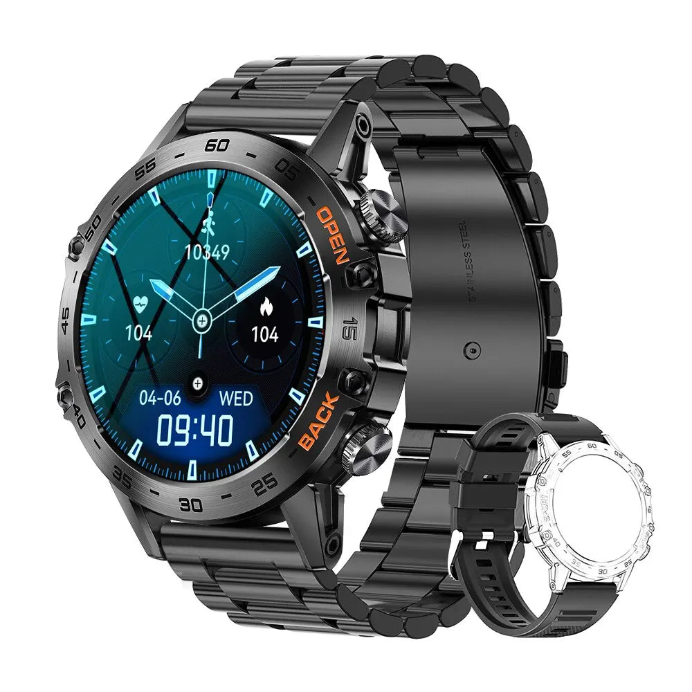 MEVADEN 1.39 inch Bluetooth Call Smart Watch Men Sports Fitness Tracker Watches IP67 Waterproof Smartwatch for Android IOS MD52