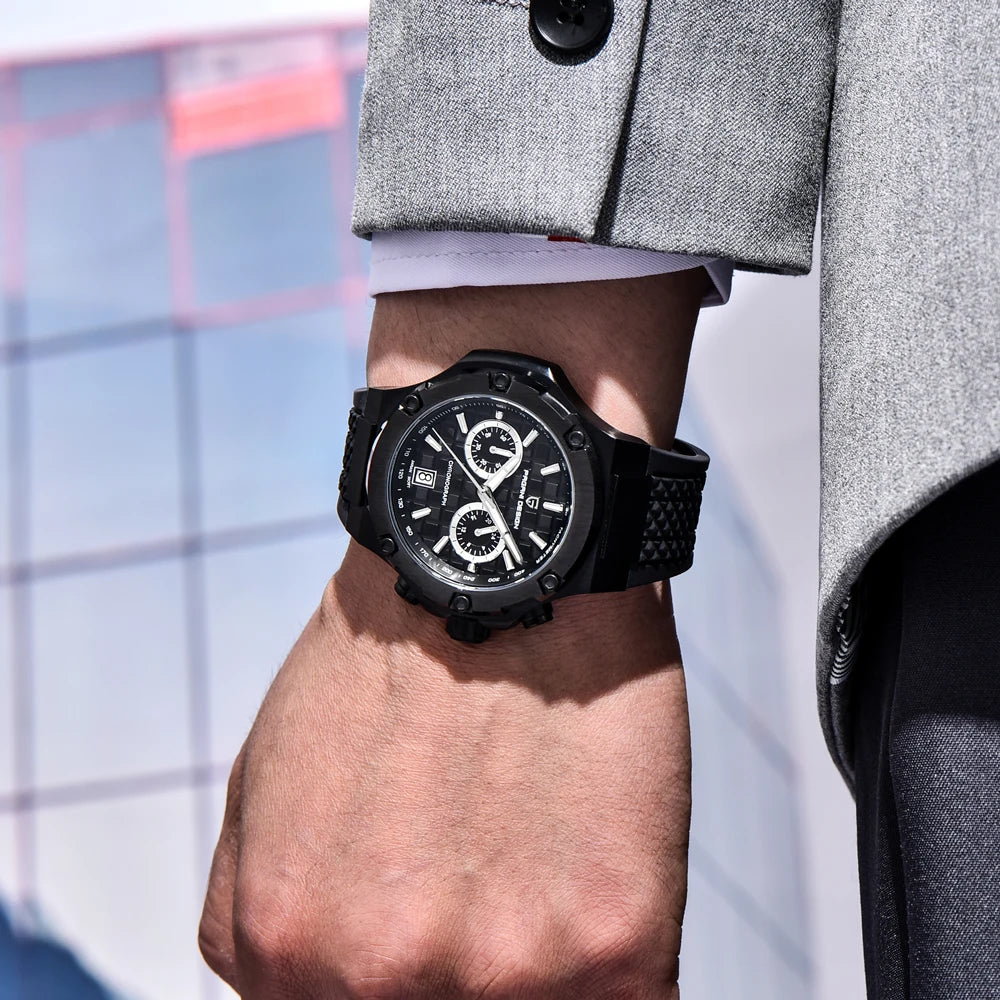 2026 New PAGANI DESIGN Men's Quartz Watches Top Luxury Speed Sports Chronograph Watch Men Waterproof Luminous AR Sapphire Clock