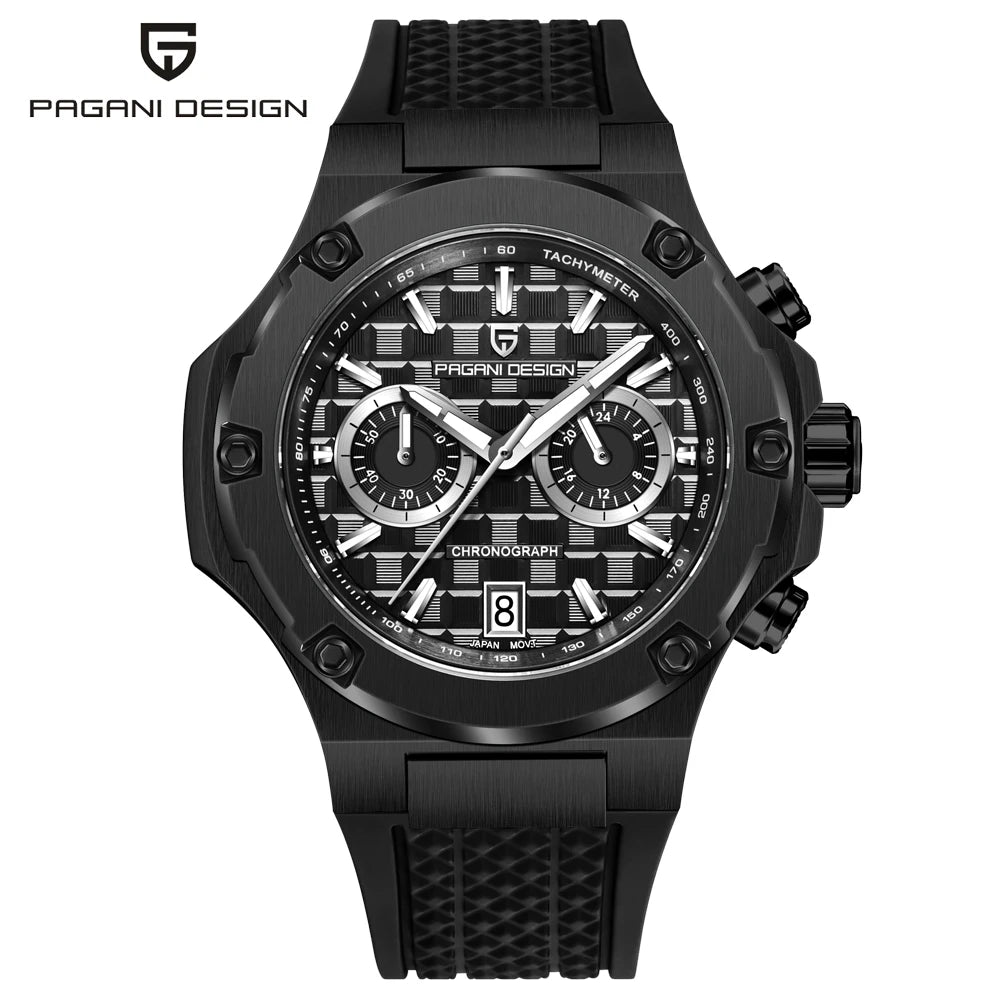 2026 New PAGANI DESIGN Men's Quartz Watches Top Luxury Speed Sports Chronograph Watch Men Waterproof Luminous AR Sapphire Clock
