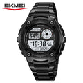 SKMEI 2473 Classic Fashion Digital Watch Men's Waterproof Multifunctional Night Light Watch Steel Belt Sports Clock Reloj Hombre