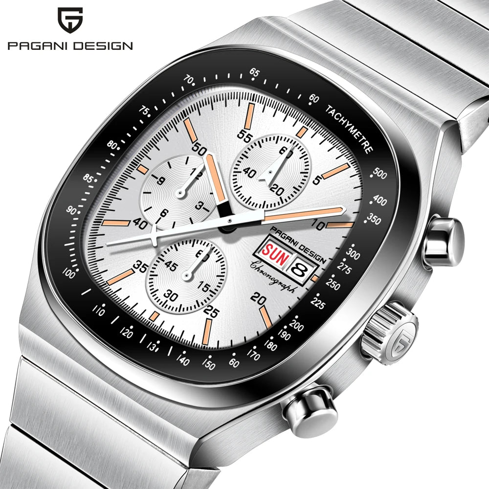Pagani Design Luxury Mens' Quartz Watch MIYOTA OS00 Sapphire Waterproof Speed Tester  Wrist Watch Reloj Hombre PD1819