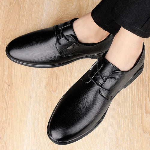 2024 Men Office Oxfords Shoes Hot Sale Male Comfortable Dress Shoe Brand Coiffeur Shoes Lace-up Casual Genuine Leather Footwear