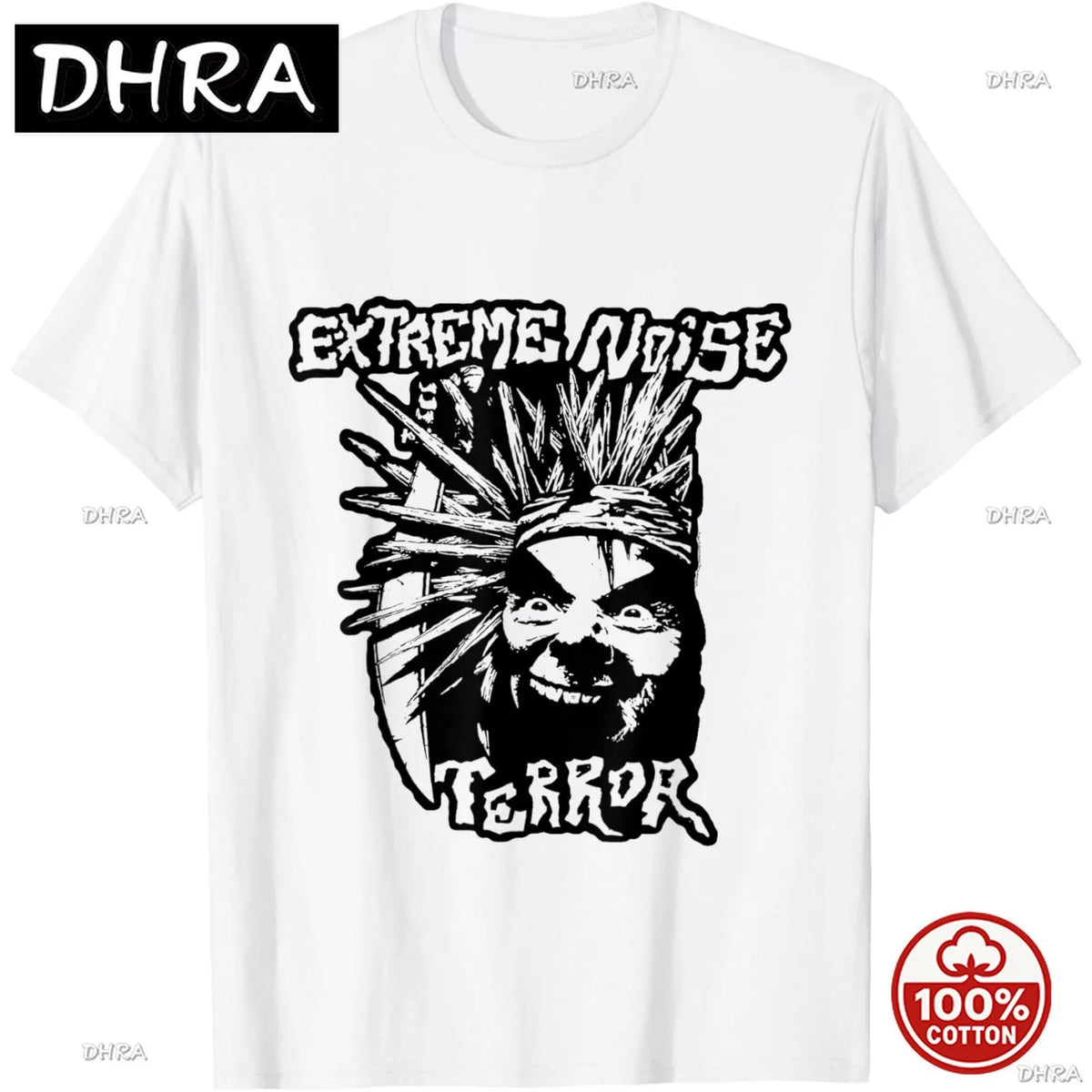 ENT Extreme Noise Terror Crust Punk Grindcore Band Rock Classic Vintage Oversized T-Shirt Tee Graphic Cotton Men Unisex T Shirts