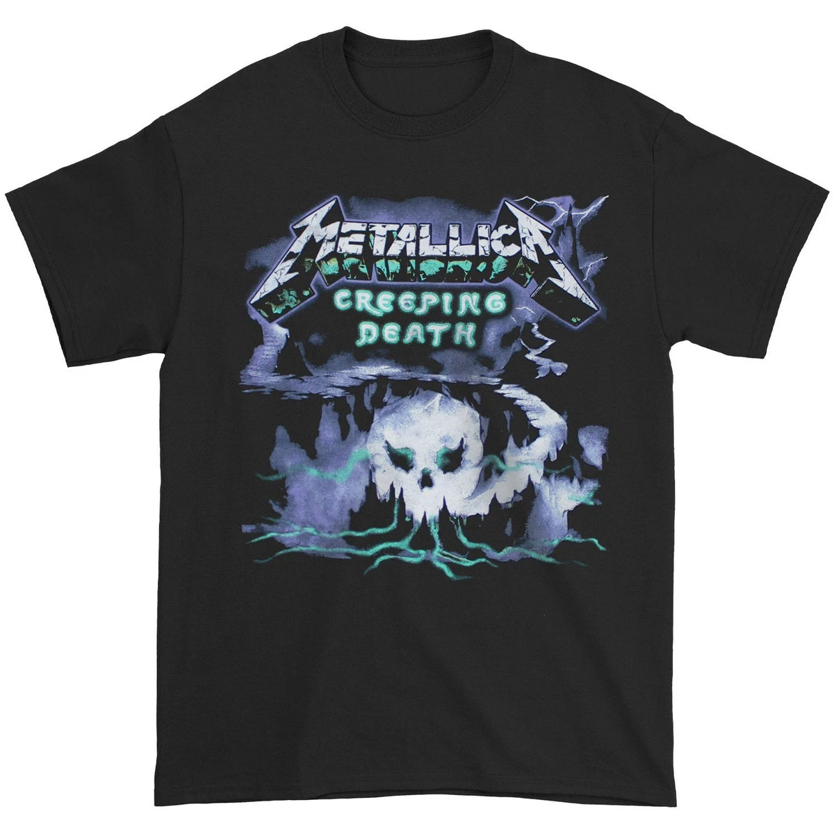 Metallica 40th Anniversary Songs Logo Band T-Shirt Cotton Graphic Tee Men Women Summer Streetwear Top