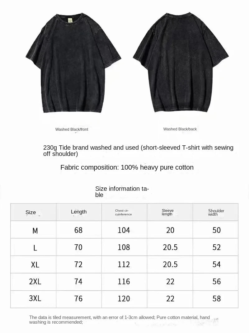 Men's Crew Neck Casual Washed T-Shirt Cotton Metal Gear Solid Print and Text, All-Season Streetwear Mens T Shirts