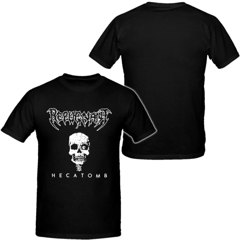 Fashion Repugnant  Style Band Mens Hip Hop Heavy Metal Tshirts Cotton Shirt Unisex Summer Short Sleeve Fashion Brand Tee Vintage