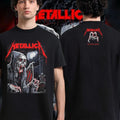 Metallica M72 World Tour Red Dragon T-shirt Men Women Summer 100 Cotton Shirts Fashion High Quality Short Sleeved Top Streetwear