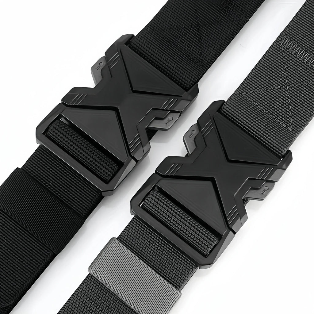 New Quick Release Pluggable Buckle Sports Belt Breathable ElasticMen Belts For Men Elastic Pants Belt