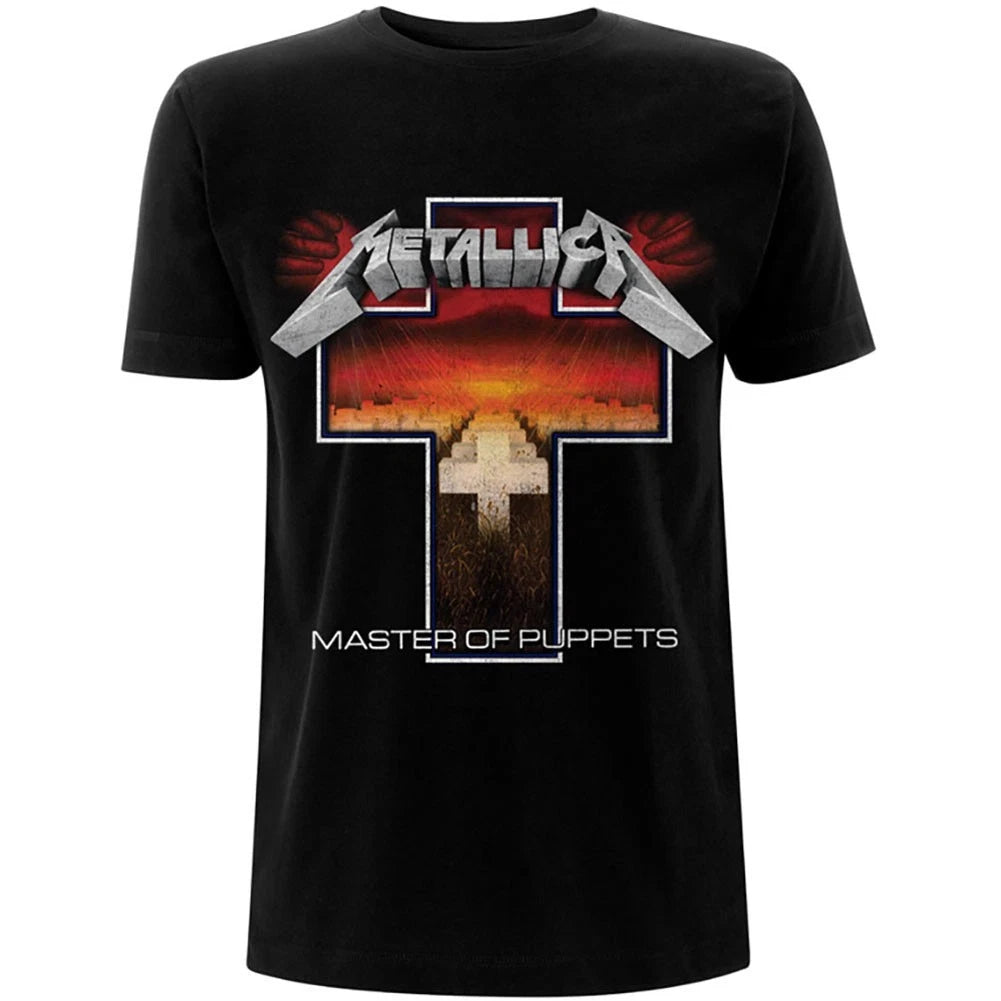 Metallica Metal Up Band T-Shirt Cotton Graphic Tee Men Women Summer Streetwear Top