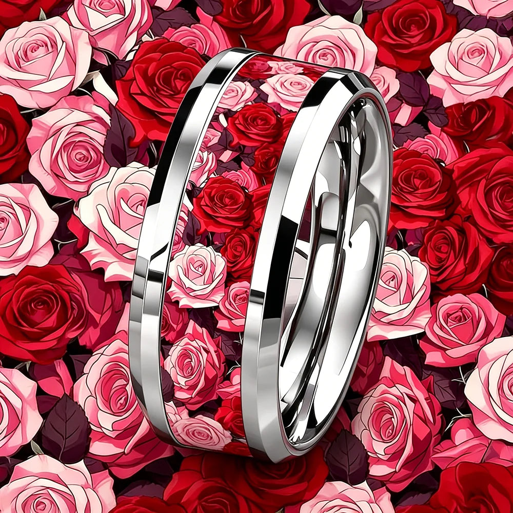 Vintage Gothic Halloween Castle Moon Bat Ring Hiphop Stainless Steel Rings For Men Wedding Party Jewelry Valentine's Day Gift