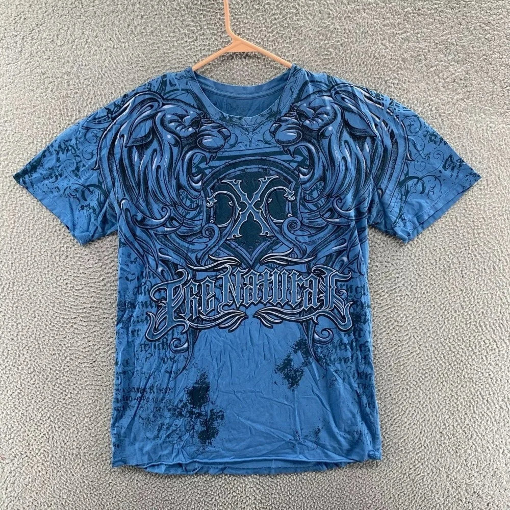 Fashion Y2k T-Shirt Men Medieval Vintage Skull 3D Printed Short Sleeve Hip Hop Street Style Round Neck Tee Summer Men's Clothing