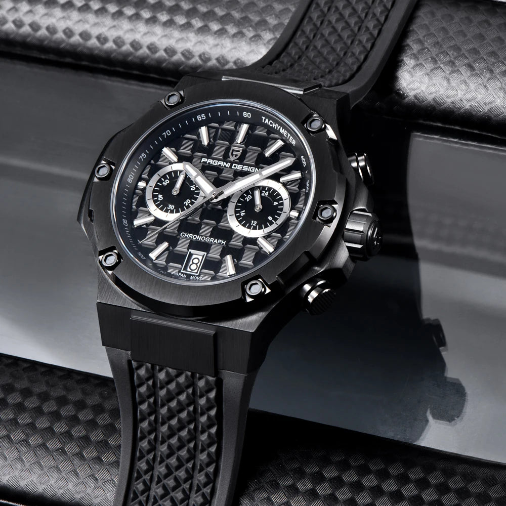 2026 New PAGANI DESIGN Men's Quartz Watches Top Luxury Speed Sports Chronograph Watch Men Waterproof Luminous AR Sapphire Clock