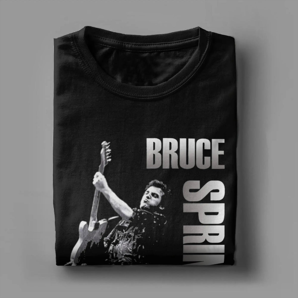 Bruce Heavy Metal T-Shirt for Men Women Springsteen Awesome Pure Cotton Tee Shirt Round Collar Short Sleeve T Shirts Summer Tops