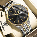 POEDAGAR Sports Luxury Watch For Man Waterproof Date Week Stainless Steel Men Watch Casual Quartz Men's Watches Male Clock Reloj