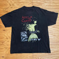 Novelty Alice in Chains Band Dog T-Shirts Men Women Round Neck Cotton T Shirts Heavy Metal Music Short Sleeves Clothing Tee Tops