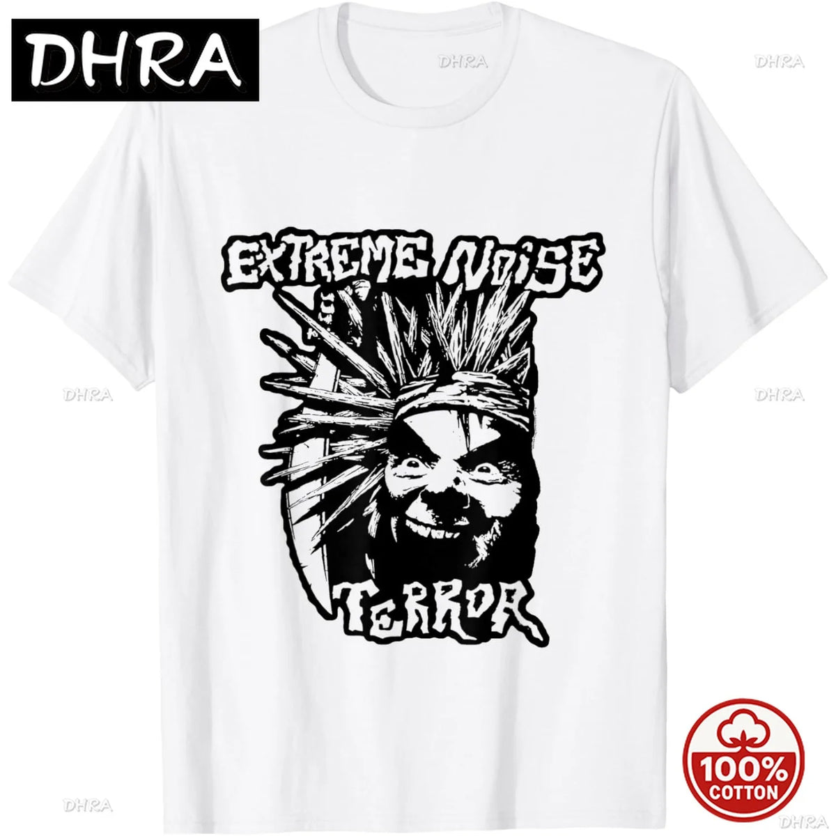 ENT Extreme Noise Terror Crust Punk Grindcore Band Rock Classic Vintage Oversized T-Shirt Tee Graphic Cotton Men Unisex T Shirts