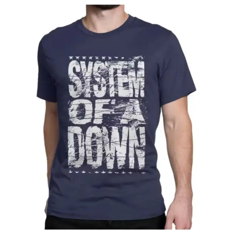 Novelty Rock Heavy Metal Band T-Shirt Men Women's O Neck Pure Cotton T Shirts System of A Downs SOAD Tee Shirt 3XL Tops