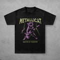 2026 Metallica Metallicat T-shirt Men and Women Summer Gothic Clothing Fashion Casual Round Neck Short Sleeved Top Streetwear