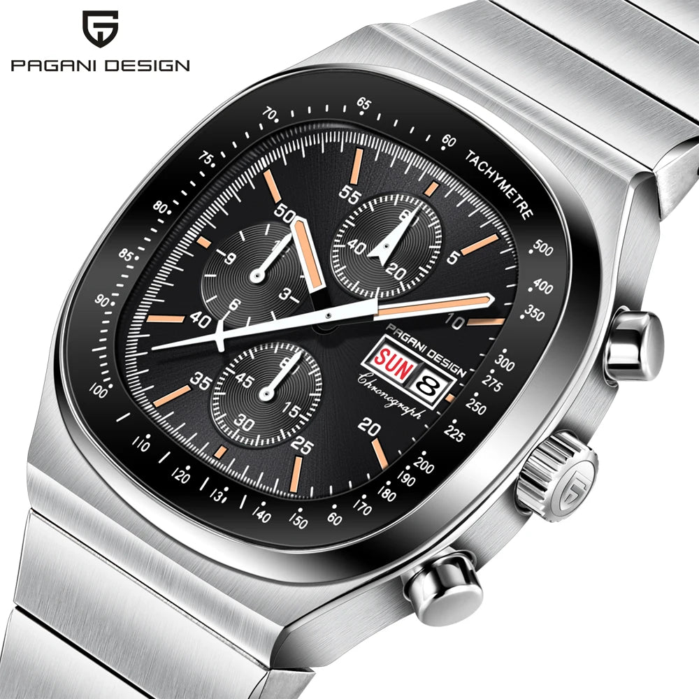 Pagani Design Luxury Mens' Quartz Watch MIYOTA OS00 Sapphire Waterproof Speed Tester  Wrist Watch Reloj Hombre PD1819