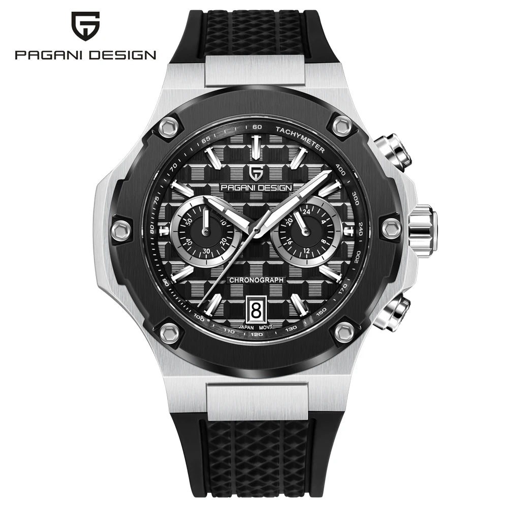 2026 New PAGANI DESIGN Men's Quartz Watches Top Luxury Speed Sports Chronograph Watch Men Waterproof Luminous AR Sapphire Clock