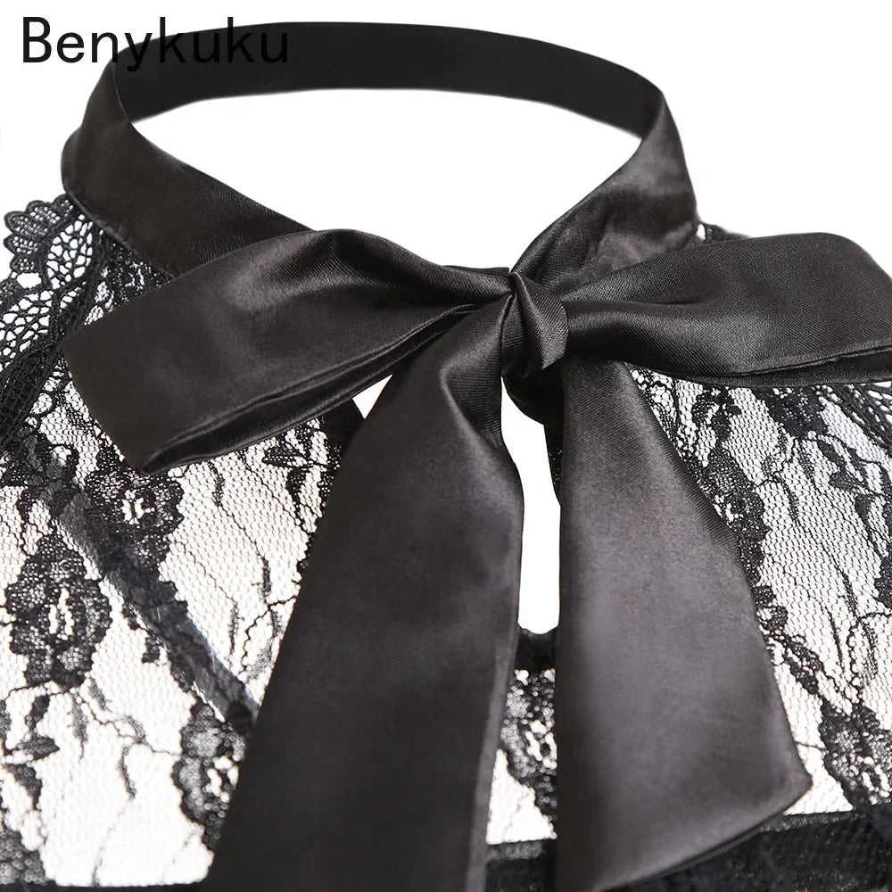 Victorian Gothic Halter Corset-Style Dress