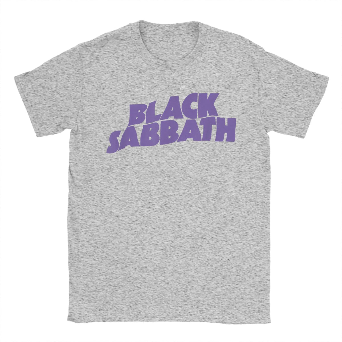 Black Sabbath Purple Logo T Shirt Beach  Y2K Funny T-Shirts 100 Cotton Leisure Tshirt For Men Short Sleeves Print Tops