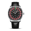 TIMEARTX Men's Watch New European Roulette Design Poker Game Fashion Quartz Movement Stainless Steel Wristwatch Father Day Gifts