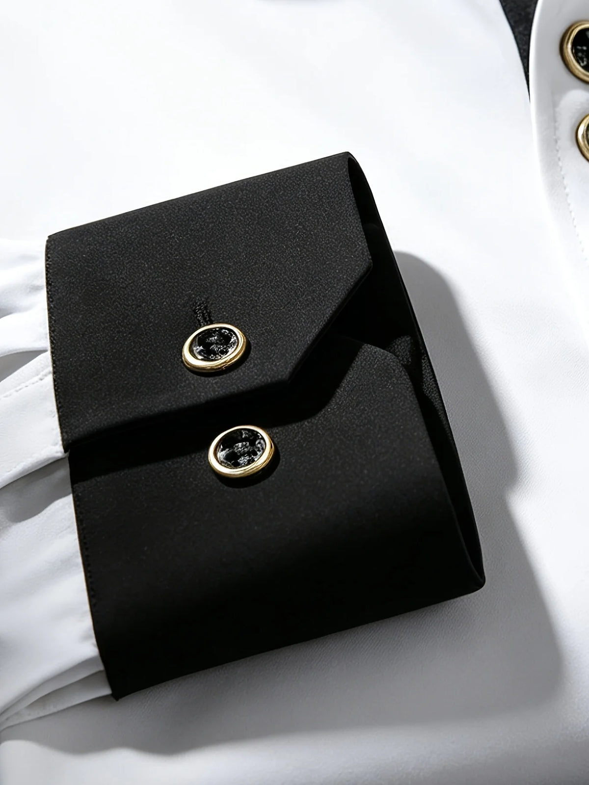 FGKKS Men Shirt Brand New Men's Fashion Multiple Color Patchwork Long Sleeve Elastic Shirt Smart Casual Male White Shirts