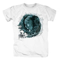 Y2k Summer in Flames Band Swedish Metal Rock European and American Trendy Brand Men's Short-sleeved Pure Cotton Printed T-shirt