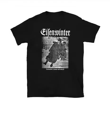 Black Heavy Metal Theme Winds Satanic Warmaster T-shirt Men Women Street Hip Hop Fashion Short Sleeve Cotton Casual Harajuku Tee